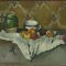 【壺とカップとリンゴの静物画Still Life with Jar, Cup, and Apples】ポール・セザンヌ‐メトロポリタン美術館所蔵