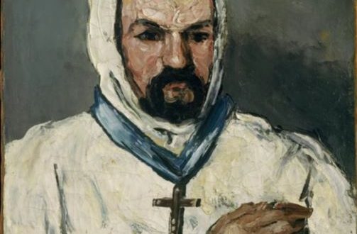 【修道士姿の画家の叔父アントワーヌ・オーベールAntoine Dominique Sauveur Aubert, the Artist's Uncle, as a Monk】ポール・セザンヌ‐メトロポリタン美術館所蔵