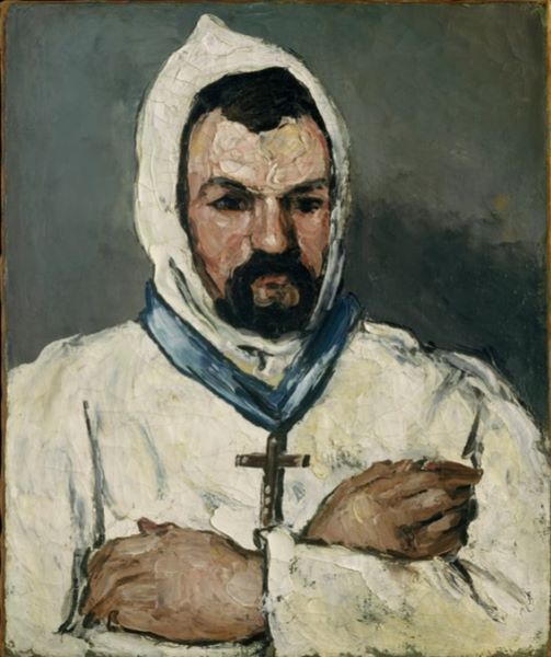 【修道士姿の画家の叔父アントワーヌ・オーベールAntoine Dominique Sauveur Aubert, the Artist's Uncle, as a Monk】ポール・セザンヌ‐メトロポリタン美術館所蔵