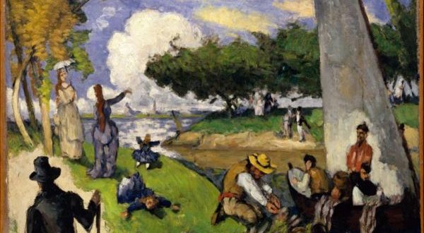 【漁師たち(幻想的な情景)The Fishermen (Fantastic Scene)】ポール・セザンヌ‐メトロポリタン美術館所蔵