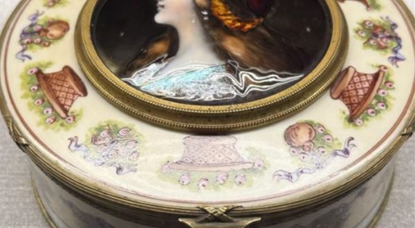 【マイセンとエマーユの小箱】梶コレクション