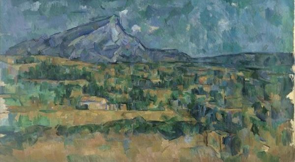 【サント=ヴィクトワール山(Mont Sainte-Victoire)】ポール・セザンヌ‐メトロポリタン美術館所蔵
