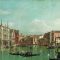 【ヴェネツィア、大運河 ― 右手にカンポ・デッラ・カリタを望む南東の眺め】カナレット‐メトロポリタン美術館所蔵