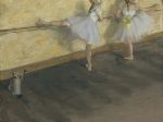 【バーの前の踊り子たち（Dancers Practicing at the Barre）】エドガー・ドガーメトロポリタン美術館所蔵