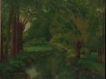 【林間の小川（A Brook in a Clearing）】ギュスターヴ・クールベーメトロポリタン美術館所所蔵
