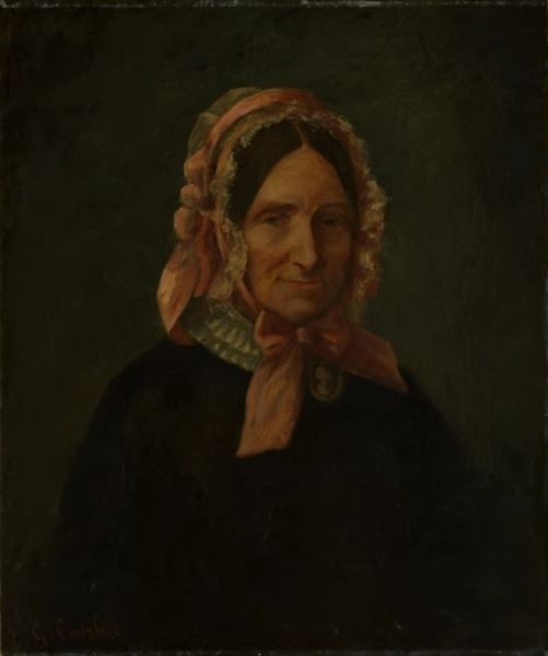 【アベラールのエロイーズとされる女性の肖像（Portrait of a Woman, Called Héloïse Abélard）】ギュスターヴ・クールベーメトロポリタン美術館所蔵