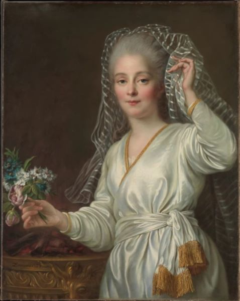 【ウェスタの巫女に扮した若き女性Portrait of a Young Woman as a Vestal Virgin】ユベール・ドルーエーメトロポリタン美術館所蔵