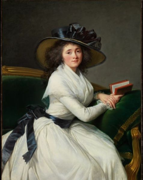 【ラ・シャートル伯爵夫人Comtesse de la Châtre (Marie Charlotte Louise Perrette Aglaé Bontemps)】ヴィジェ=ルブランーメトロポリタン美術館所蔵
