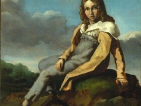 【アルフレッド・デデュー幼少期の肖像 Alfred Dedreux (1810–1860) as a Child】テオドール・ジェリコーーメトロポリタン美術館所蔵