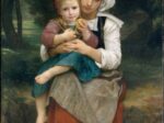 【ブルターニュの兄妹Breton Brother and Sister】ウィリアム・アドルフ・ブグローーメトロポリタン美術館所蔵