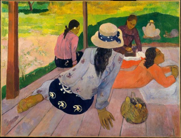 【昼寝(The Siesta】ポール・ゴーギャンーメトロポリタン美術館所蔵