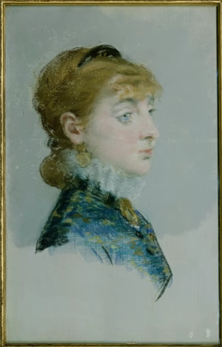 【ヴァルテス・ド・ラ・ビーニュ(エミリー=ルイーズ・ドゥラビーニュ)(Emilie-Louise Delabigne (1848–1910), Called Valtesse de la Bigne)】エドゥアール・マネーメトロポリタン美術館所蔵