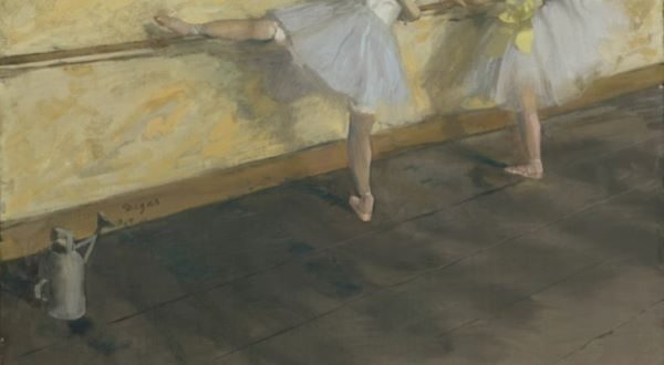 【バーの前の踊り子たち（Dancers Practicing at the Barre）】エドガー・ドガーメトロポリタン美術館所蔵