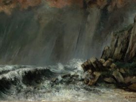 【海景：海上の竜巻（Marine: The Waterspout）】ギュスターヴ・クールベーメトロポリタン美術館所蔵