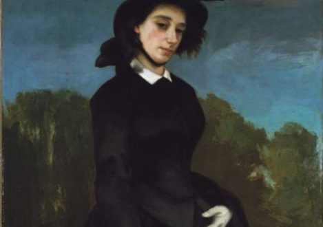 【乗馬服の女（アマゾン）（Woman in a Riding Habit）】ギュスターヴ・クールベーメトロポリタン美術館所蔵