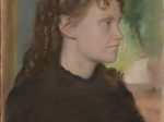 【（パステル画）テオドール・ゴビヤール夫人（イヴ・モリゾ）Madame Théodore Gobillard (Yves Morisot)】エドガー・ドガーメトロポリタン美術館所蔵