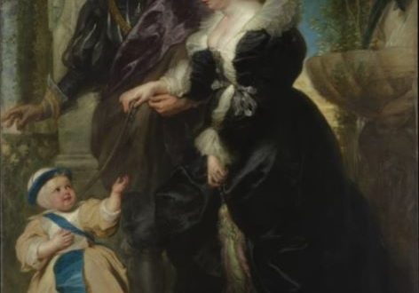 【ルーベンス、妻エレーヌ・フールマンと息子フランス】ルーベンスーメトロポリタン美術館所蔵