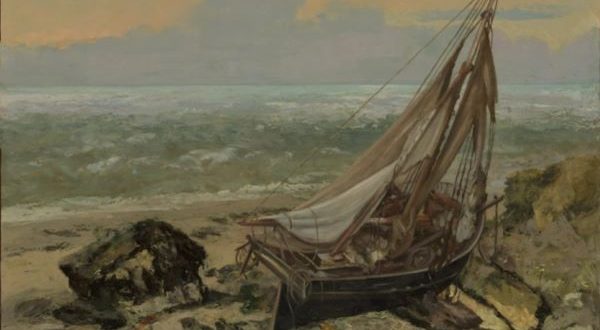 【漁船(The Fishing Boat)】ギュスターヴ・クールベーメトロポリタン美術館所蔵