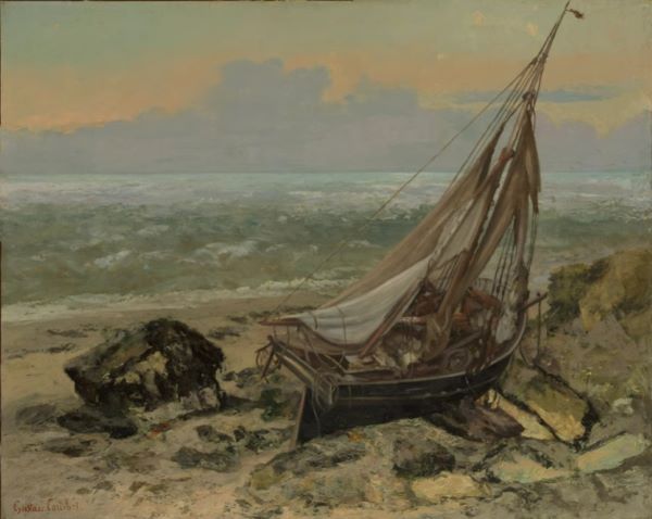 【漁船(The Fishing Boat)】ギュスターヴ・クールベーメトロポリタン美術館所蔵