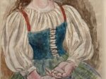 「青い胴着の女」パブロ・ピカソー国立西洋美術館所蔵
