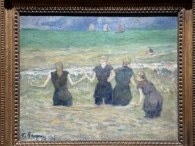 【水浴の女たち】ポール・ゴーガンー国立西洋美術館所蔵