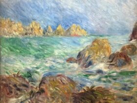 【海景、ガーンジー島】ルノワールーオルセー美術館所蔵