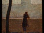 【胸壁にもたれる男（A Man Leaning on a Parapet）】ジョルジュ・スーラーメトロポリタン美術館所蔵