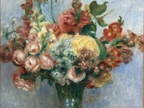 【【花瓶の花】ピエール=オーギュスト・ルノワールーオランジュリー美術館所蔵