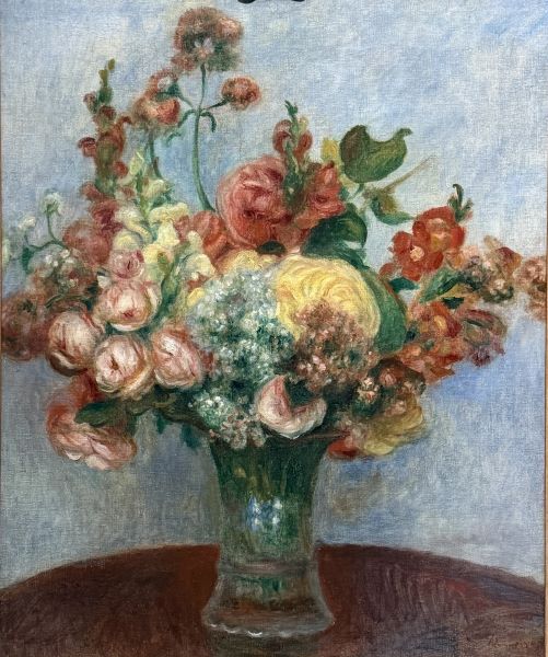 【【花瓶の花】ピエール=オーギュスト・ルノワールーオランジュリー美術館所蔵