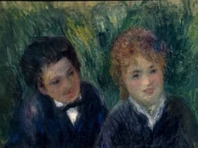 【若い男と少女の肖像】ルノワールーオランジュリー美術館所蔵