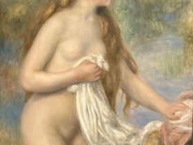 【長い髪の浴女】ルノワールーオランジュリー美術館所蔵