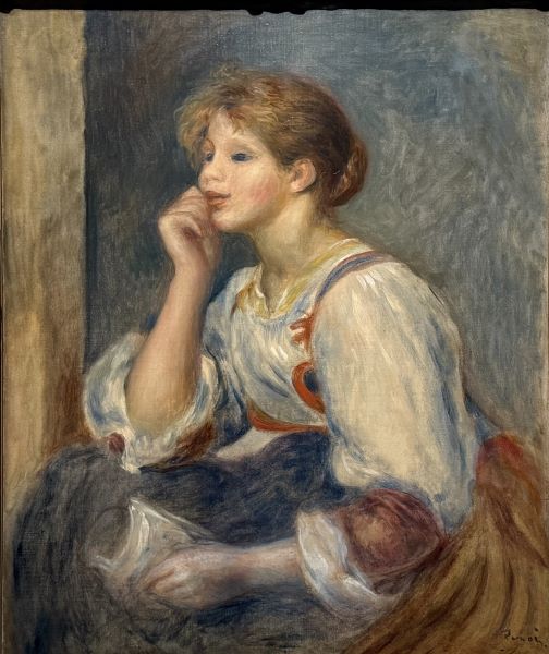 【手紙を持つ女】 ルノワールーオランジュリー美術館所蔵