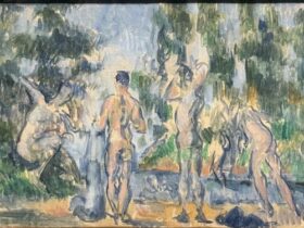 【水浴者たち（Baigneurs/Baigneuses）】ポール・セザンヌーオルセー美術館所蔵