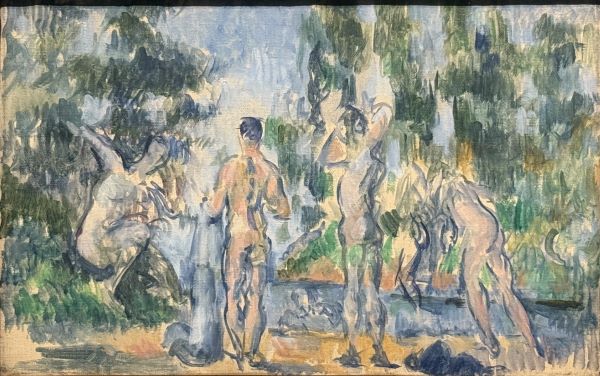 【水浴者たち（Baigneurs/Baigneuses）】ポール・セザンヌーオルセー美術館所蔵