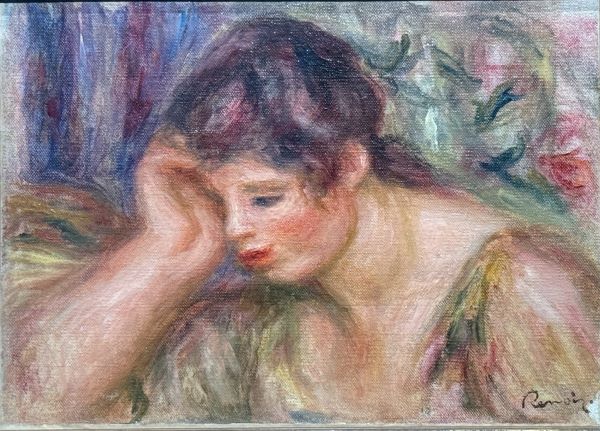 【頬づえをつく女】ルノワールーオランジュリー美術館所蔵