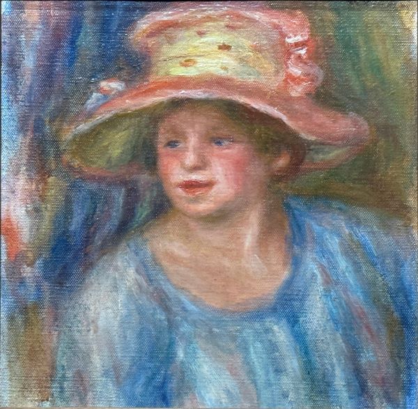 【帽子の女】ルノワールーオランジュリー美術館所蔵
