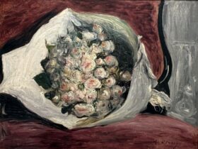 【桟敷席の花束】ルノワールーオランジュリー美術館所蔵
