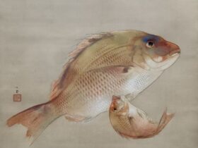 【海幸】竹内栖鳳ー東京国立近代美術館所蔵