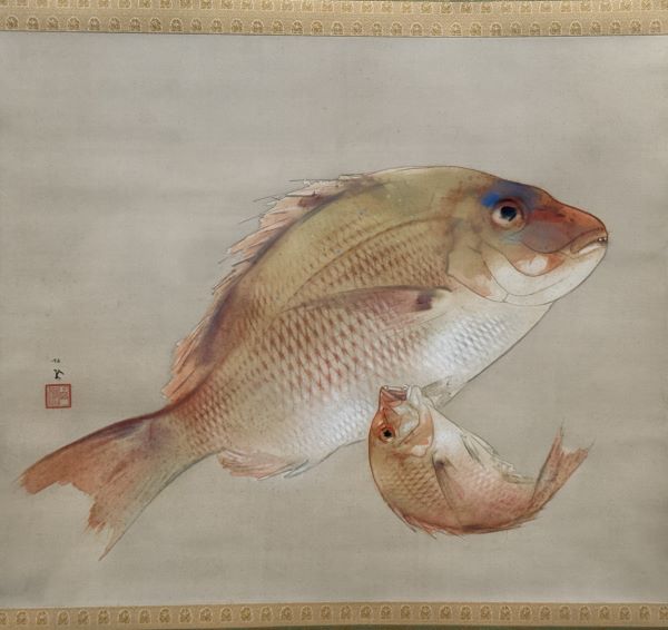 【海幸】竹内栖鳳ー東京国立近代美術館所蔵