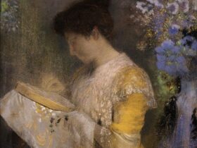 【アルチュール・フォンテーヌ夫人】オディロン・ルドンーメトロポリタン美術館所蔵