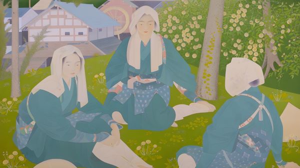 【大原女】土田麦僊ー京都国立近代美術館所蔵
